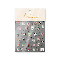 Lovely Dog Cat Animal Bunny 3D Soft Embossed Relief Self Adhesive Nail Art Stickers Cute Pretty Puppy Kitty Star Manicure Decals (ONLINE ORDER ONLY)