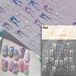 Round Jeans Square Sexy Blue Series Cowboy Lucky Beautiful Letter Self Adhesive Nail Art Sticker Pearl Rhinestone Manicure Decal (ONLINE ORDER ONLY)