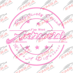 Antisocial Roundness for Car Sticker Individuation Decoration Windshield Rear External Accessories Waterproof Pvc Vinyl Decals (ONLINE ORDER ONLY)