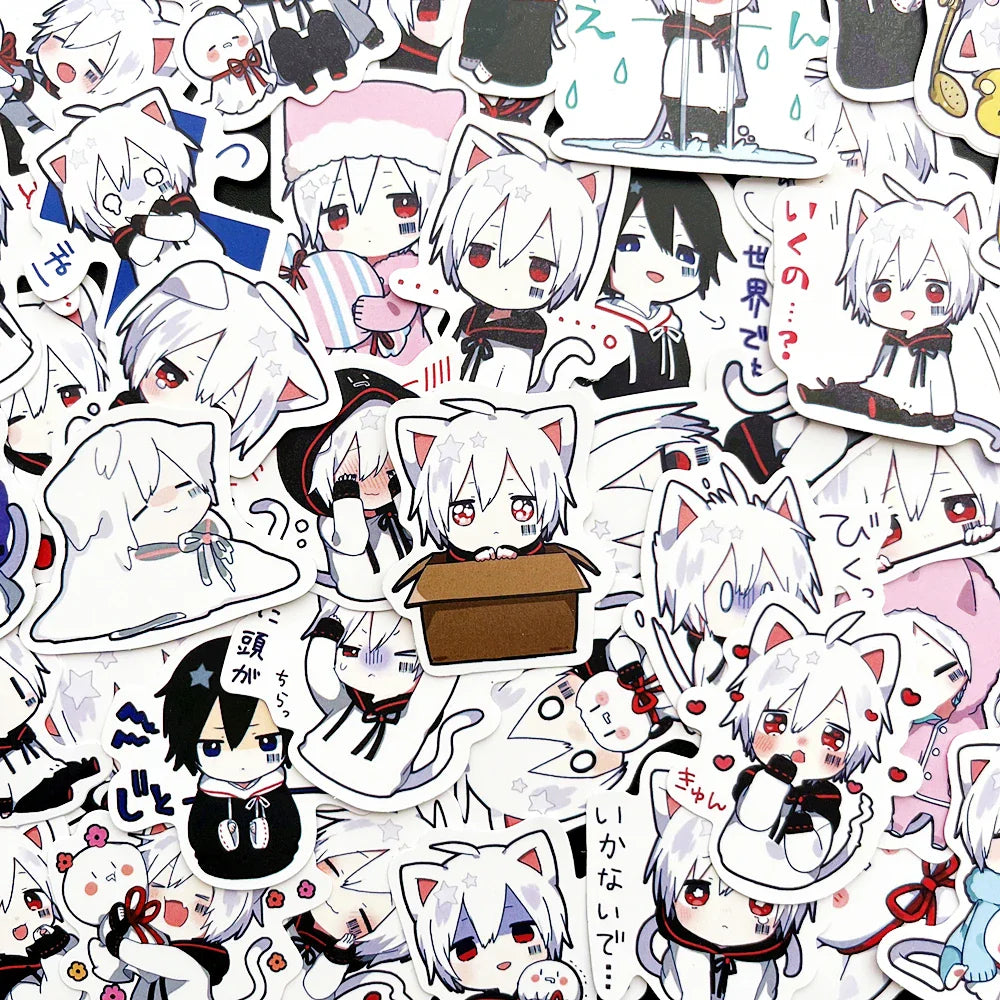 Mafumafu Anime Singer Sticker Pack (10/50PCS) for Bicycle, Scooter, Car, Helmet, Laptop, Computer Wholesale (Online Order Only)