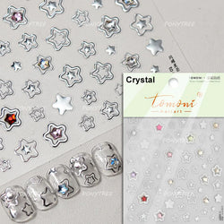 Black Silver Bowknot Love Heart Lace Irregular Line Lava Chic Self Adhesive Nail Art Stickers Embossed Reliefs Manicure Decals (Online Order Only)