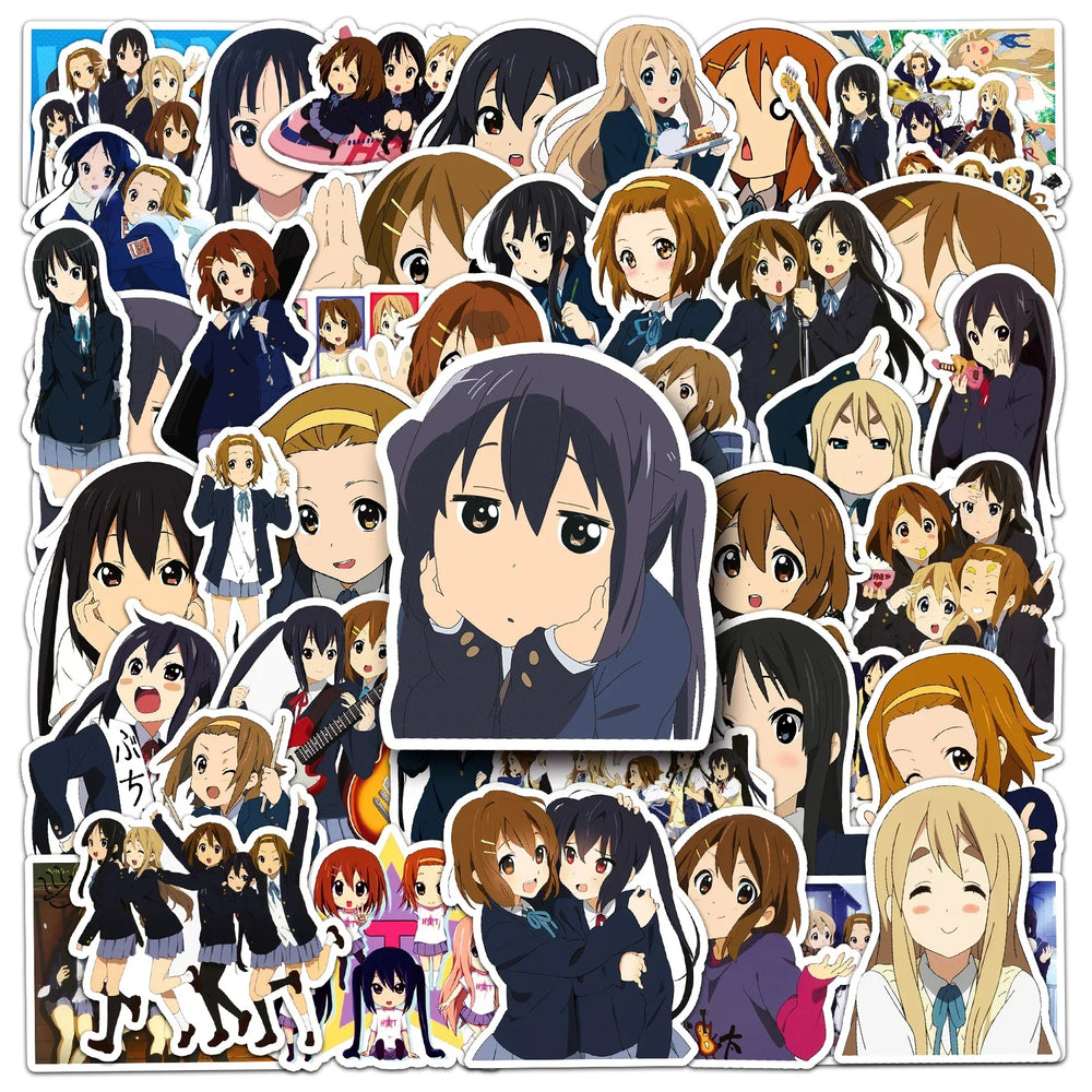 50Pcs MINISO Cute Cartoon Waterproof Vinyl Stickers for Skateboard Snowboard Home Decor (Online Order Only)