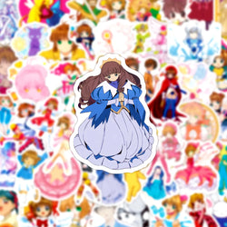 10/30/50PCS Card Captor Sakura Stikers Funny Anime Decals Magic Sticker Luggage Laptop Guitar Bike Cartoon Decoration Kids Toys (ONLINE ORDER ONLY)