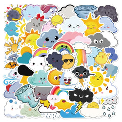 Graffiti Weather Stickers 10/25/50pcs for DIY Decor, Water Bottle, Laptop, Skateboard (Online Order Only)
