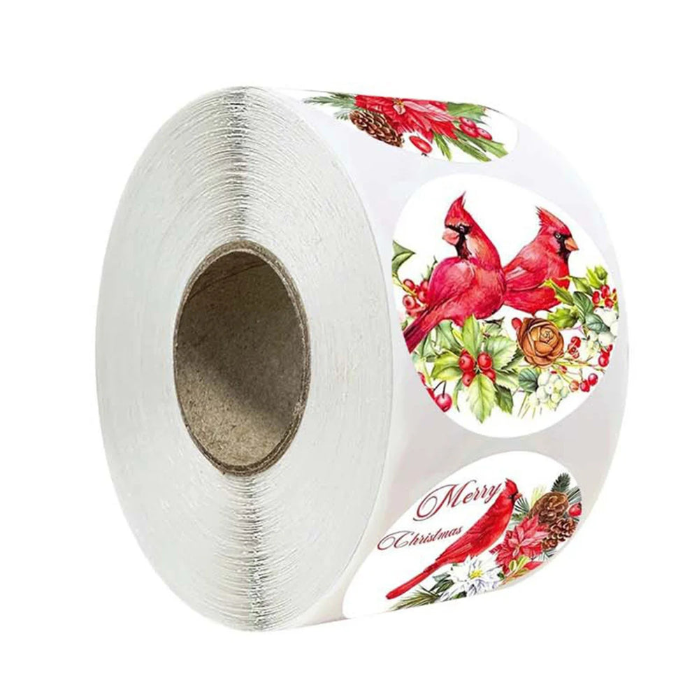 100-500Pcs Christmas Stickers Xmas Labels Stickers Decor Merry Christmas Decorations For Home New Year Gift Stationery stickers (Online Order Only)