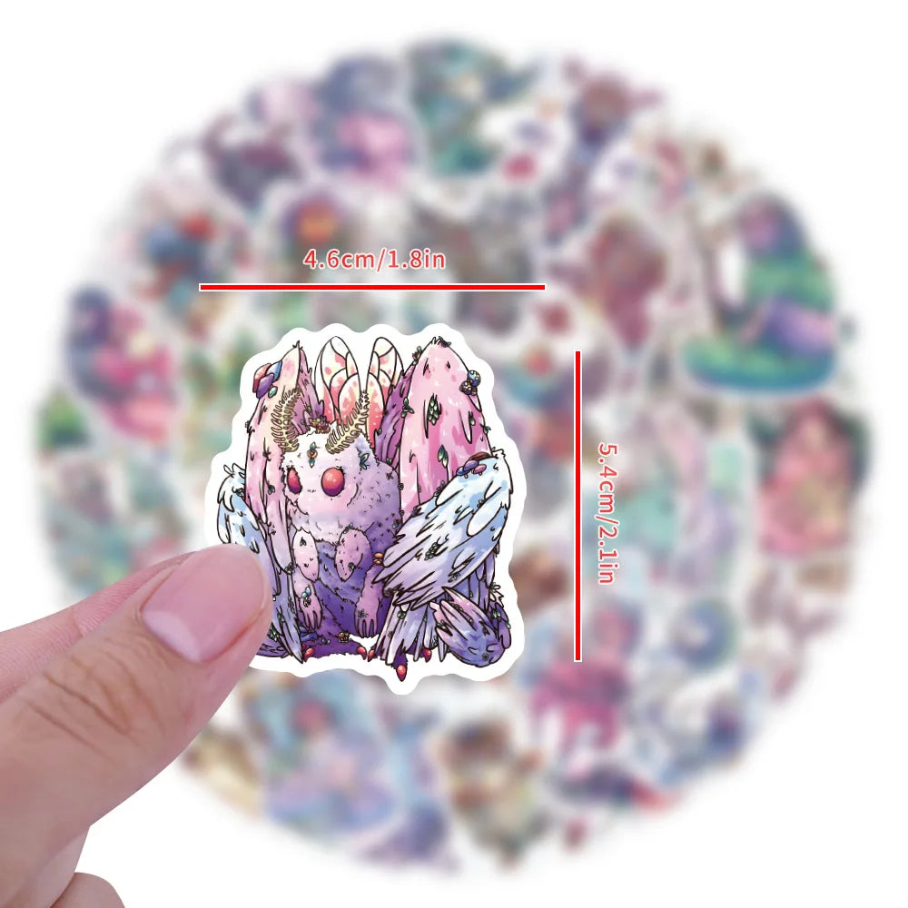 10/30/50PCS Funny Monster Stickers Cool Graffiti Decals For Notebook Phone Skateboard Laptop Fridge Car Sticker Waterproof Toys (ONLINE ORDER ONLY)
