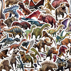 10/50PCS Cool Jurassic Park Movie Stickers Dinosaur Decals Skateboard Scrapbook Phone Notebook Suitcase Laptop Fridge Sticker (Online Order Only)