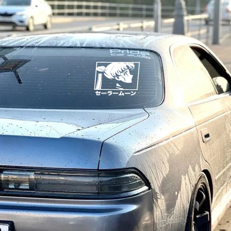Moon Sailor anime decal,creative&fashion decal with high quality for car windows,good for female driver,For a Unique look! (ONLINE ORDER ONLY)