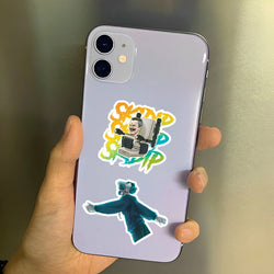 10/30/50PCS Skibidi Toilet Cartoon Stickers Funny Game Decals Waterproof Skateboard Phone Bike Laptop Fridge Graffiti Kids Toy (ONLINE ORDER ONLY)