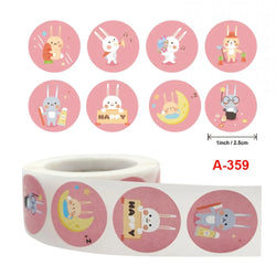 50-500pcs Cartoon Animal kids Sticker Cute Toy Game Sticker DIY Gift Sealing Label Student Decoration Stationery Notebook Supp (ONLINE ORDER ONLY)