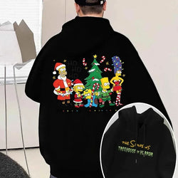 Simpsons Fleece Hoodie - Merry Christmas (ONLINE ORDER ONLY)
