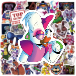 50/100PCS Game Stickers Freddy Bear Fazbear for Car Laptop Luggage Phone Decal Waterproof Sticker Toys Gifts (ONLINE ORDER ONLY)