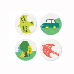 100-500pcs Children Reward Sticker 1inch Round Animal Lables for School Teacher Classroom Encourage Student Stationery Sticker (Online Order Only)