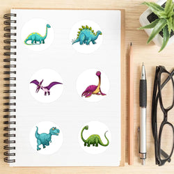 100-300pcs Dinosaur Animals Cartoon Stickers for kids school teacher Classroom Use Kids Toy Sticker Reward Encouragement Sticker (ONLINE ORDER ONLY)