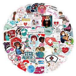 10/50/100Pcs/set Doctor Nurse TV Show Scrapbooking Stickers Decal for For Guitar Laptop Luggage Car Fridge Graffiti Sticker (ONLINE ORDER ONLY)