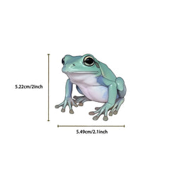 50PCS Cute Silly Frog Stickers Skateboard Waterproof Scrapbook Decal Cartoon Laptop Cartoon Notebook Luggage Graffiti Sticker ﻿ (ONLINE ORDER ONLY)