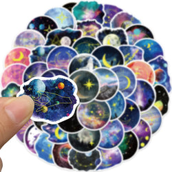 10/50Pcs NEW Moonlight Star Graffiti Stickers for Suitcase Skateboard Laptop Luggage Phone Car Styling Decal Waterproof Sticker (ONLINE ORDER ONLY)