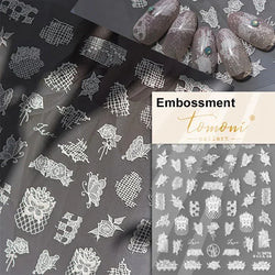Charming Geometric Black Khaki Brown Grid Houndstooth Snowflake Flat Chic  Adhesive Nail Art Decoration Stickers Manicure Decals (Online Order Only)