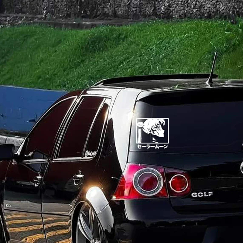 Moon Sailor anime decal,creative&fashion decal with high quality for car windows,good for female driver,For a Unique look! (ONLINE ORDER ONLY)