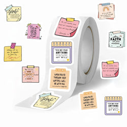 500PCS Bible Reward Stickers Roll with Word Motivational Stickers for School Teacher Kids Student Stationery Kids Stickers (ONLINE ORDER ONLY)