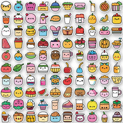 Candy Ice Cream Food Cartoon Sticker Packs (ONLINE ORDER ONLY)