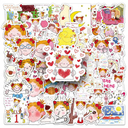 COCO Girl Stickers Cute Cartoon Decals for Fridge, Laptop, Car, Bike, Kids Toy (ONLINE ORDER ONLY)