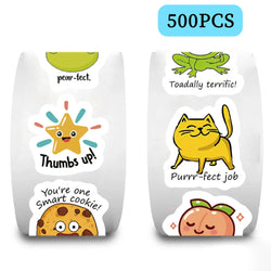 100-500pcs Cute Decal Student  Reward Stickers For Scrapbook Education Kids Gift Learning Motivational Toys Stationery stickers (ONLINE ORDER ONLY)