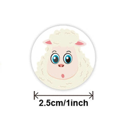 100-500pcs Reward Encouraging Graphic Stationery Animal Sticker Kindergarten School Students Child Teacher Cartoon Cute Sticker (ONLINE ORDER ONLY)