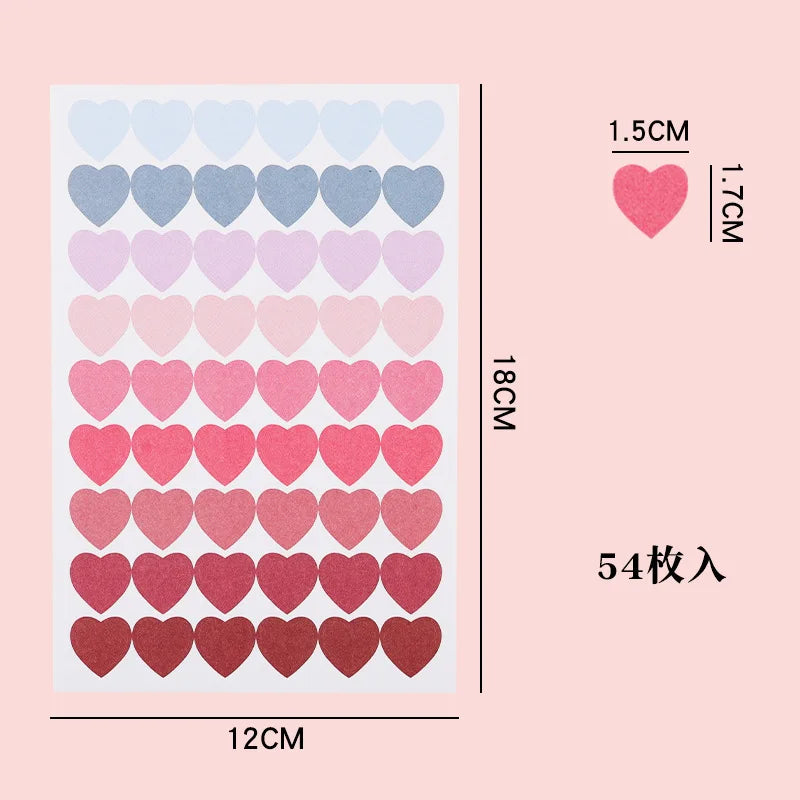 Loose-Leaf Notebook Handwritten Labels Indicate White And Blue Color Stickers Letter Stickers Sticky Notes Index Stickers (Online Order Only)