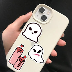 50Pcs Cute Funny Rabbit Animals Stickers Kawaii Cartoon Decals Skateboard Notebook Luggage Phone Car Sticker Toy (Online Order Only)