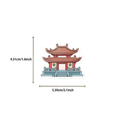 50Pcs Ancient Chinese Traditional Style Small Items Stickers Artifacts For Notebook Diary Material Phone Case Suitcase Decals (ONLINE ORDER ONLY)