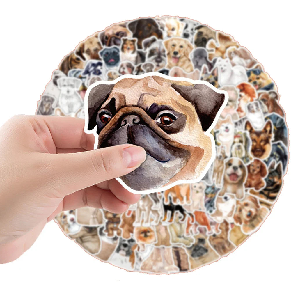 10/30/50/100pcs Cute Pet Dog Sticker Packs Random (ONLINE ORDER ONLY)