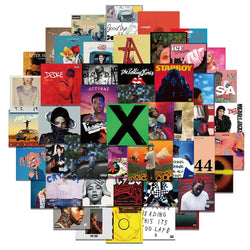 Unique Square Printed Album Cover Sticker Pack (ONLINE ORDER ONLY)