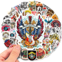Retro Rock Roll Music Sticker Packs (ONLINE ORDER ONLY)