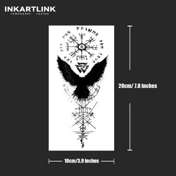 Evil Symbol Semi-Permanent Waterproof Tattoo Sticker, Lasts 15 Days (ONLINE ORDER ONLY)