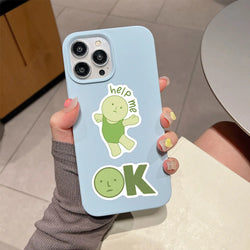 10/30/55PCS Smiski Stickers Cute Cartoon Image Decals Kids Toys Graffiti DIY Laptop Phone Guitar Car Bike Skateboard Decoration (ONLINE ORDER ONLY)