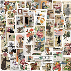 53PCS Vintage Sticky Note Stickers For Waterproof Decal Laptop Motorcycle Luggage Snowboard Fridge Phone Car Sticker (Online Order Only)