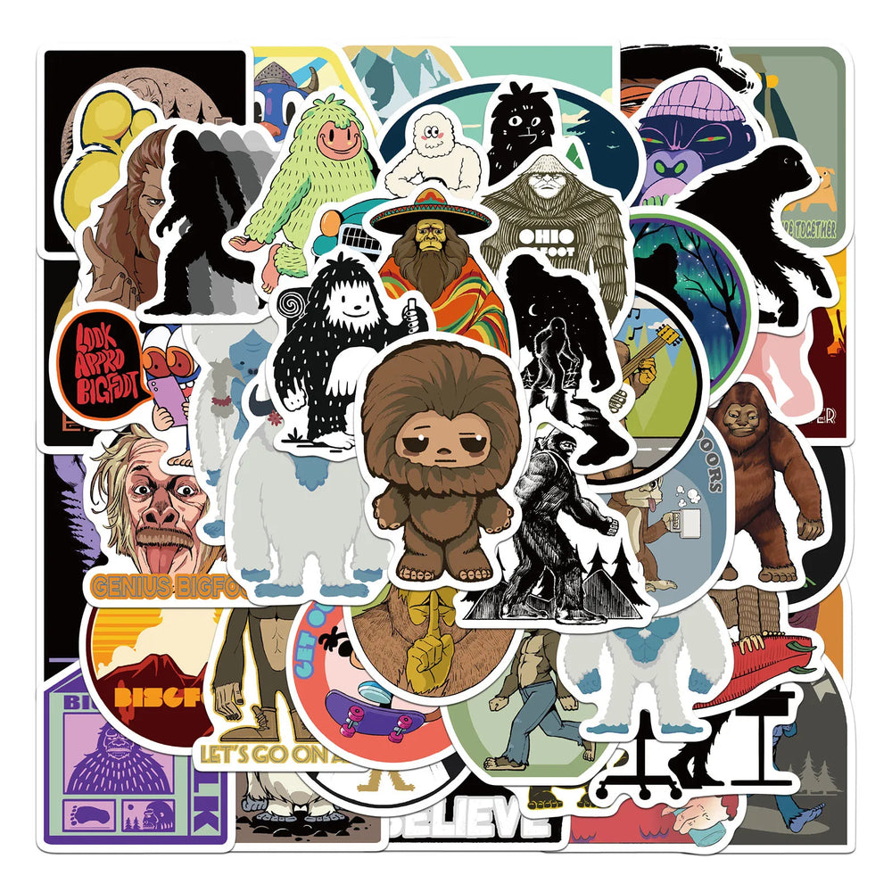 Anthropoid Cartoon Animal Meme Stickers for Luggage Laptop Phone Guitar Car Bike Toy (Online Order Only)