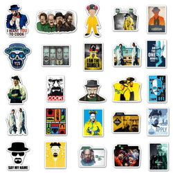 10/30/50pcs Breaking Bad TV Show Sticker Packs (Online Order Only)