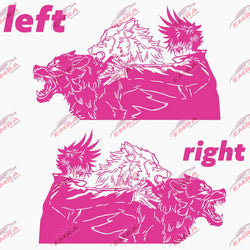 Large Anime Decal Graphic For Cars Sticker Decoration Side Hood Auto Parts Die Cutting Water Proof Vinyl Decals Accessories (ONLINE ORDER ONLY)