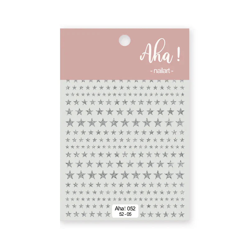 1pc Cute White Cloud Nail Stickers Ultra Thin Nail Art Stickers Self Adhesive Decals Star Moon/Flower/Clouds Kawaii Nail Decals (Online Order Only)