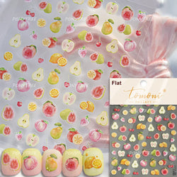 Colored Shiny Jelly Claw Paw Pudding Dessert Cherry Bowknot Cake Bow Tie Drink Food Love Heart Nail Art Sticker Manicure Decal (ONLINE ORDER ONLY)