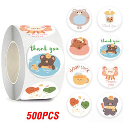 100-500pcs New Astronaut Reward Stickers Cute Animal Sticker for Kid Classic Toy Gift Decor School Teacher Encouragement Sticker (Online Order Only)