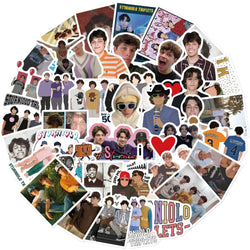 10/50PCS Hot Sturniolo Triplets Stickers Internet Celebrity Graffiti Decals Fridge Phone Car Motorcycle Decoration Sticker Toy (ONLINE ORDER ONLY)