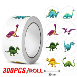 100-300pcs Dinosaur Animals Cartoon Stickers for kids school teacher Classroom Use Kids Toy Sticker Reward Encouragement Sticker (ONLINE ORDER ONLY)