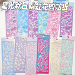 Starlight Neon Garden Bubble Chucks Planner Stickers (Online Order Only)