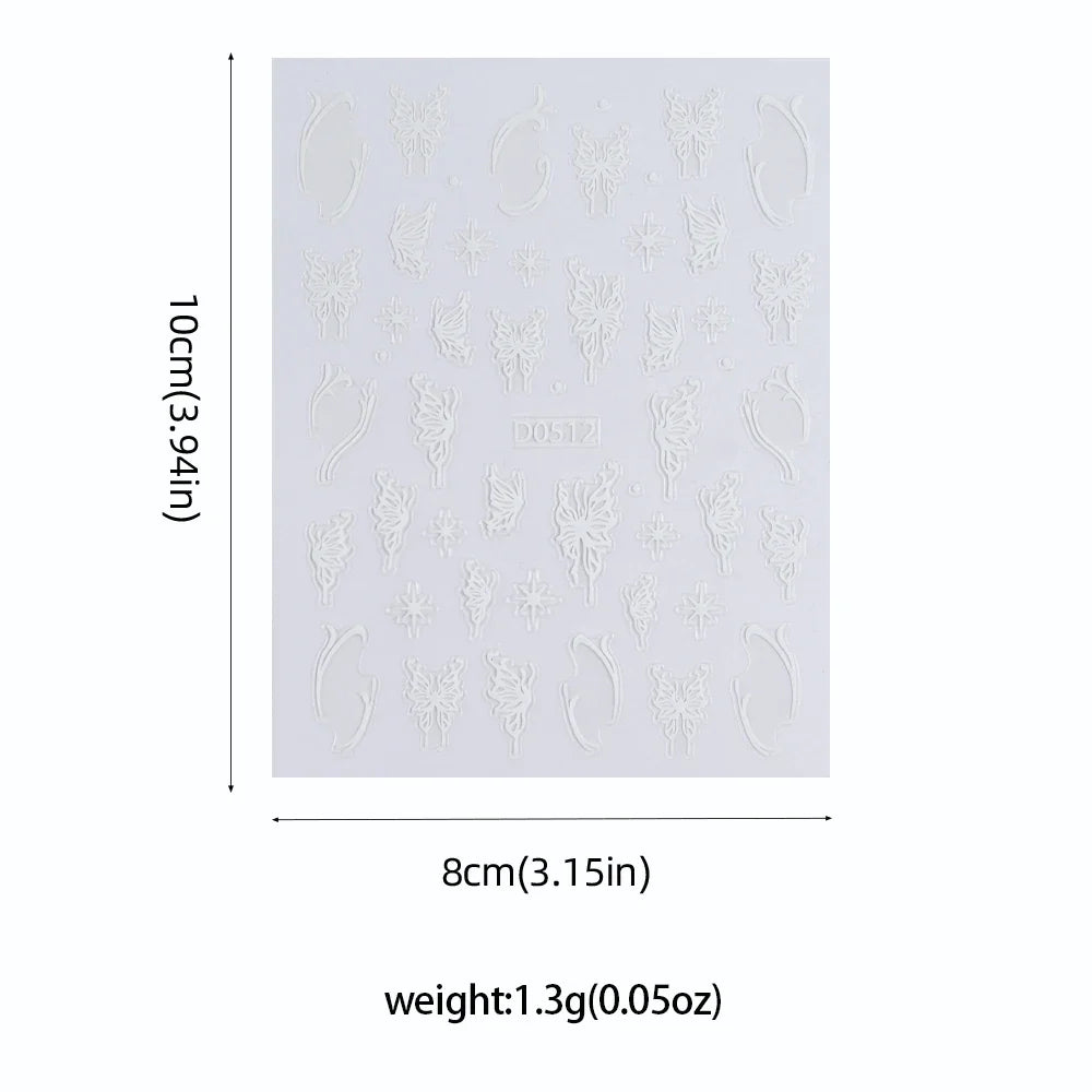 1pc Christmas Nail Sticker 3D Gold Glitter Snowflake Elk Penguin Bells Design Adhesive Nail Slider Decals Winter Manicure Decor* (Online Order Only)