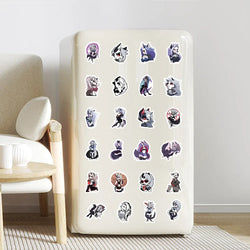 10/30/50/100PCS Helluva Boss Stickers Loona Cartoon Sticker Anime DIY Scrapbook Luggage Laptop Car Bike Skateboard Decals Toy (ONLINE ORDER ONLY)