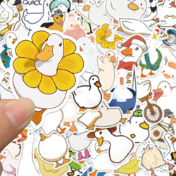50PCS Cute Duck PVC Stickers for Kids Scrapbooking and School Supplies (ONLINE ORDER ONLY)