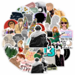 Aesthetic Folk Music Taylor Sticker Packs (ONLINE ORDER ONLY)